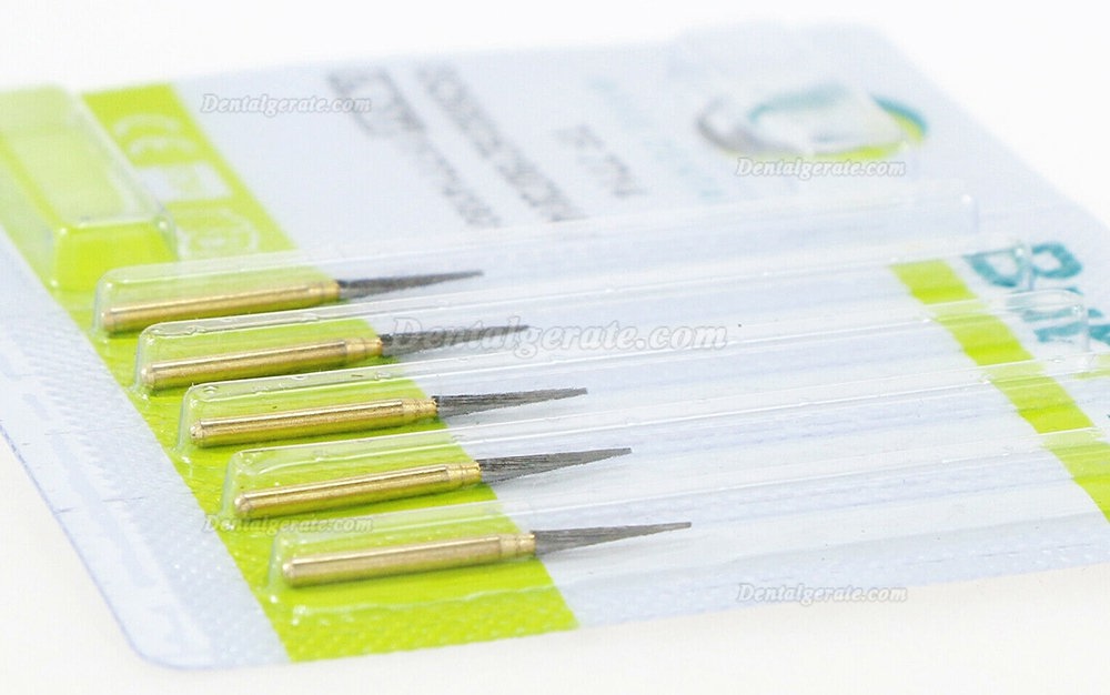 5 St&uuml;ck WaveDental Verj&uuml;ngungsriss TF 7714 Finiererbohrer Zahnmedizin Hartmetallfinierer Zahnbohrer